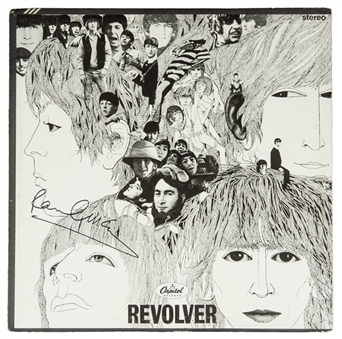 Paul McCartney Signed "Revolver" Beatles Album Cover